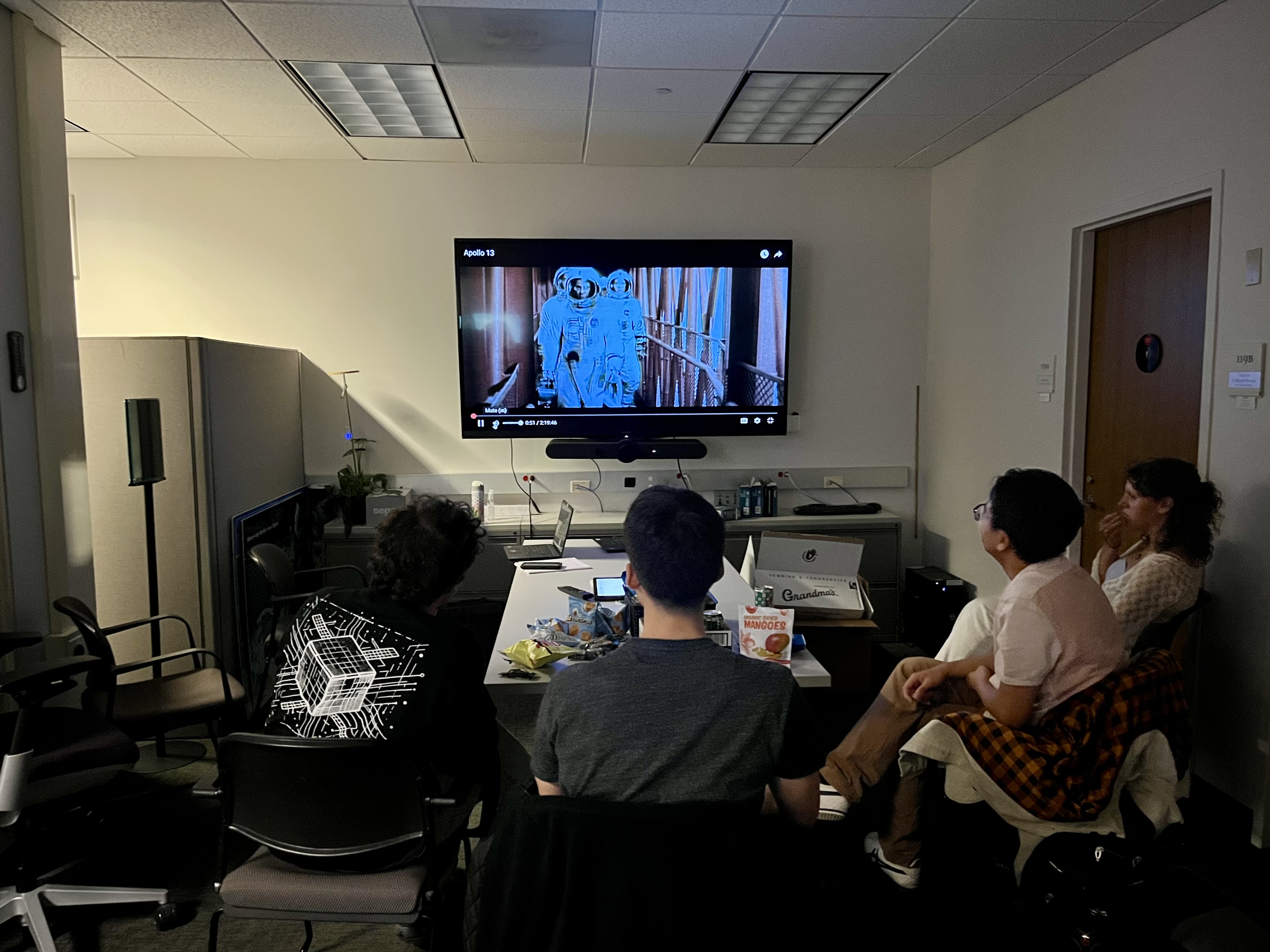 Apollo 13 Movie Students Watching 