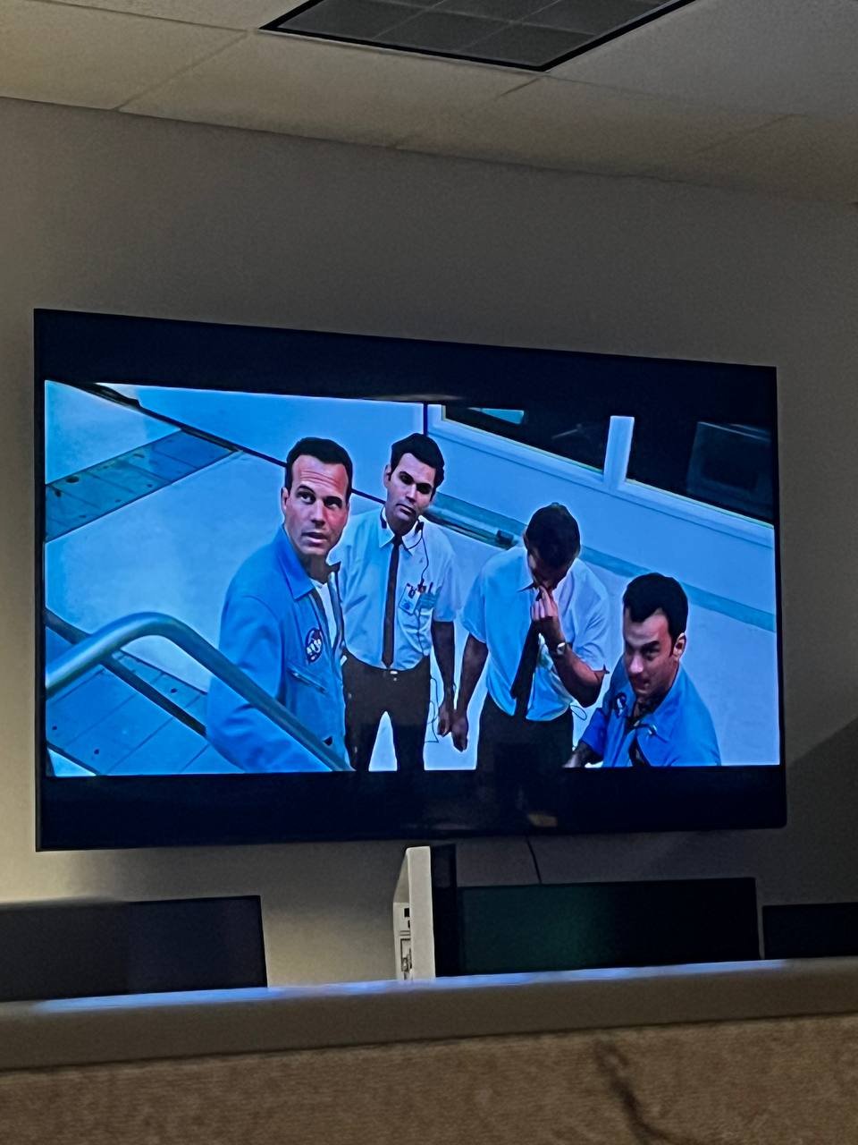 Apollo 13 Movie Playing on Screen