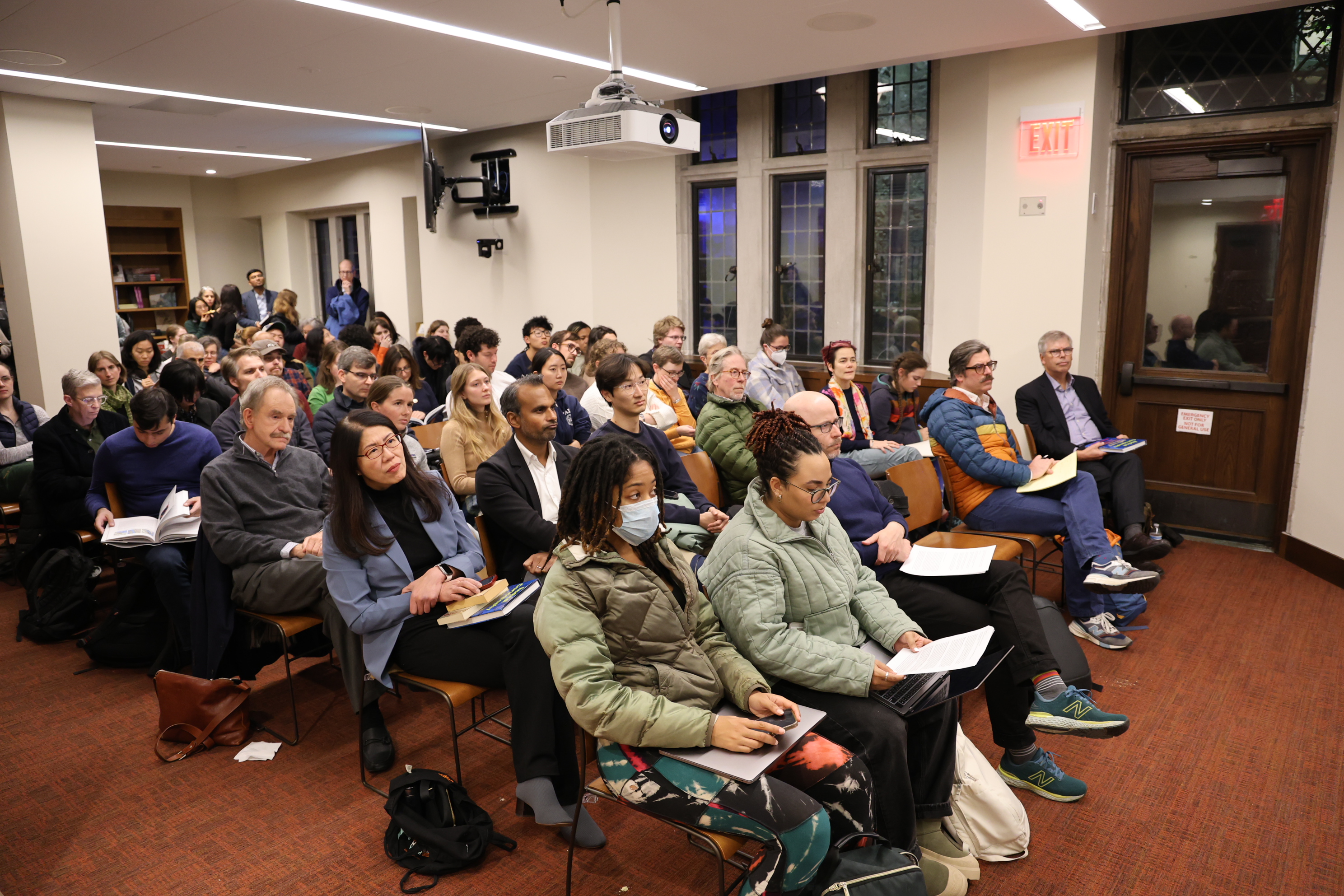 Audience attending Bill Rankin's Book Launch