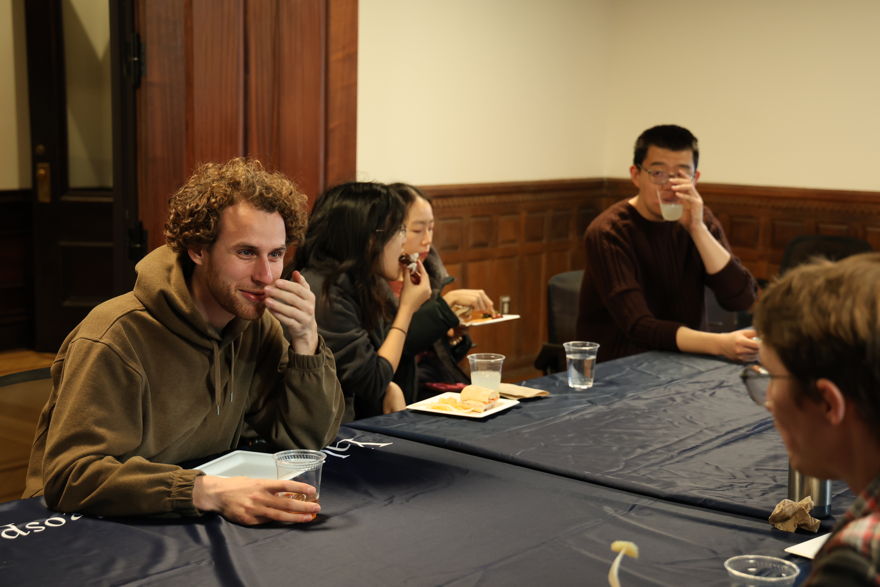 Students talking