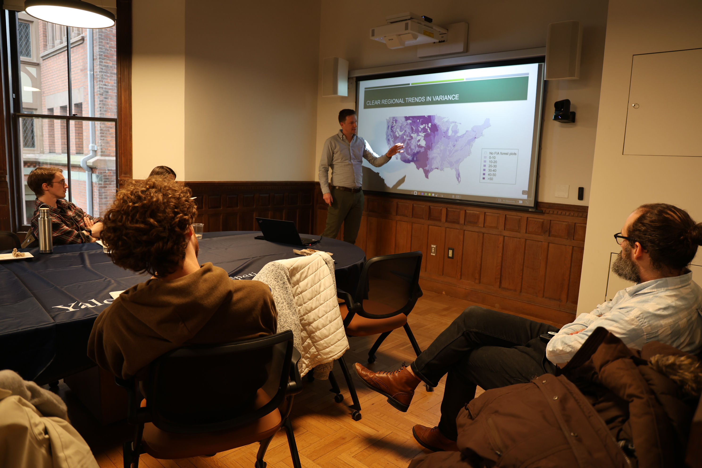 Student sharing research