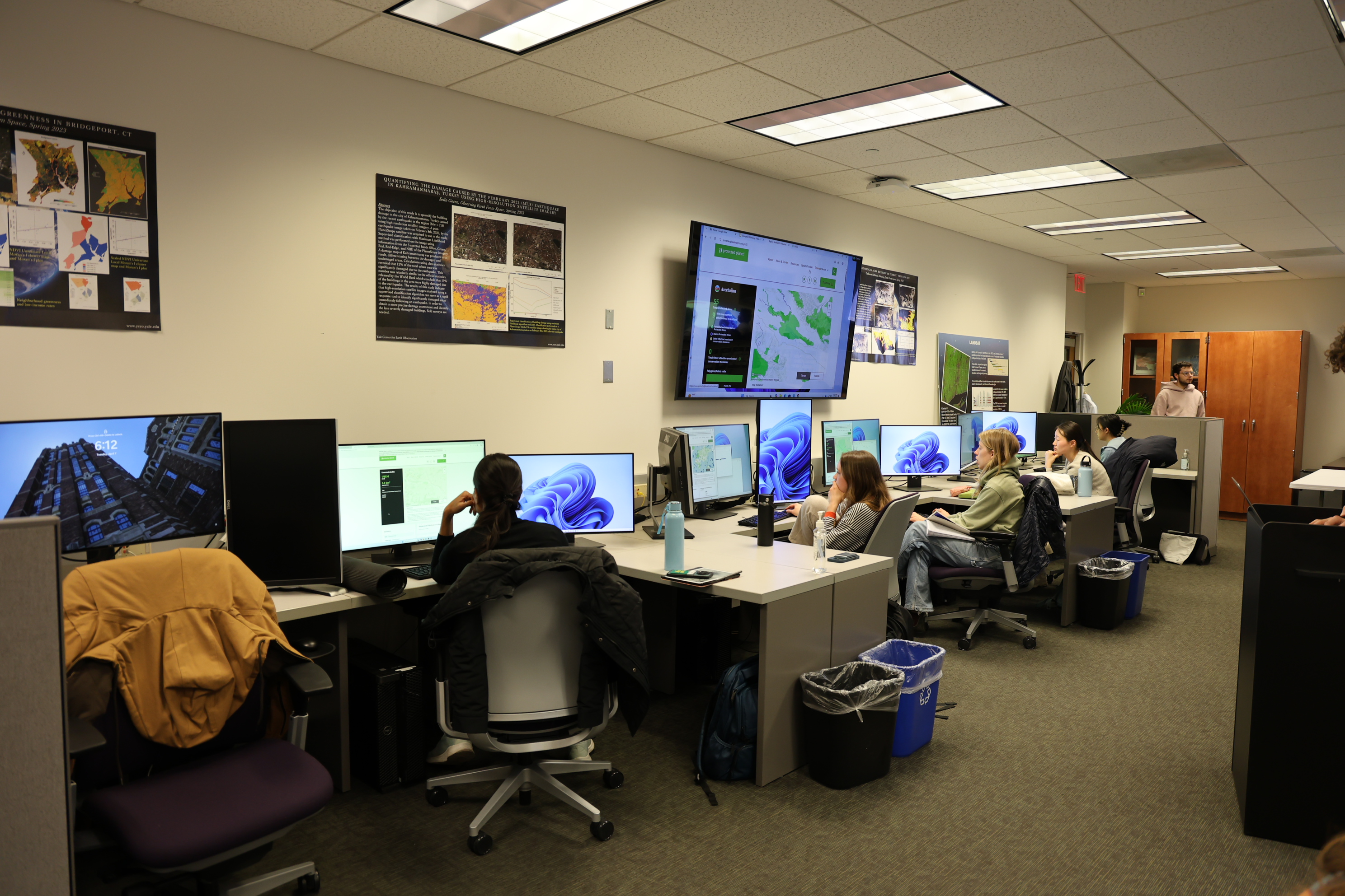 Students attending workshop