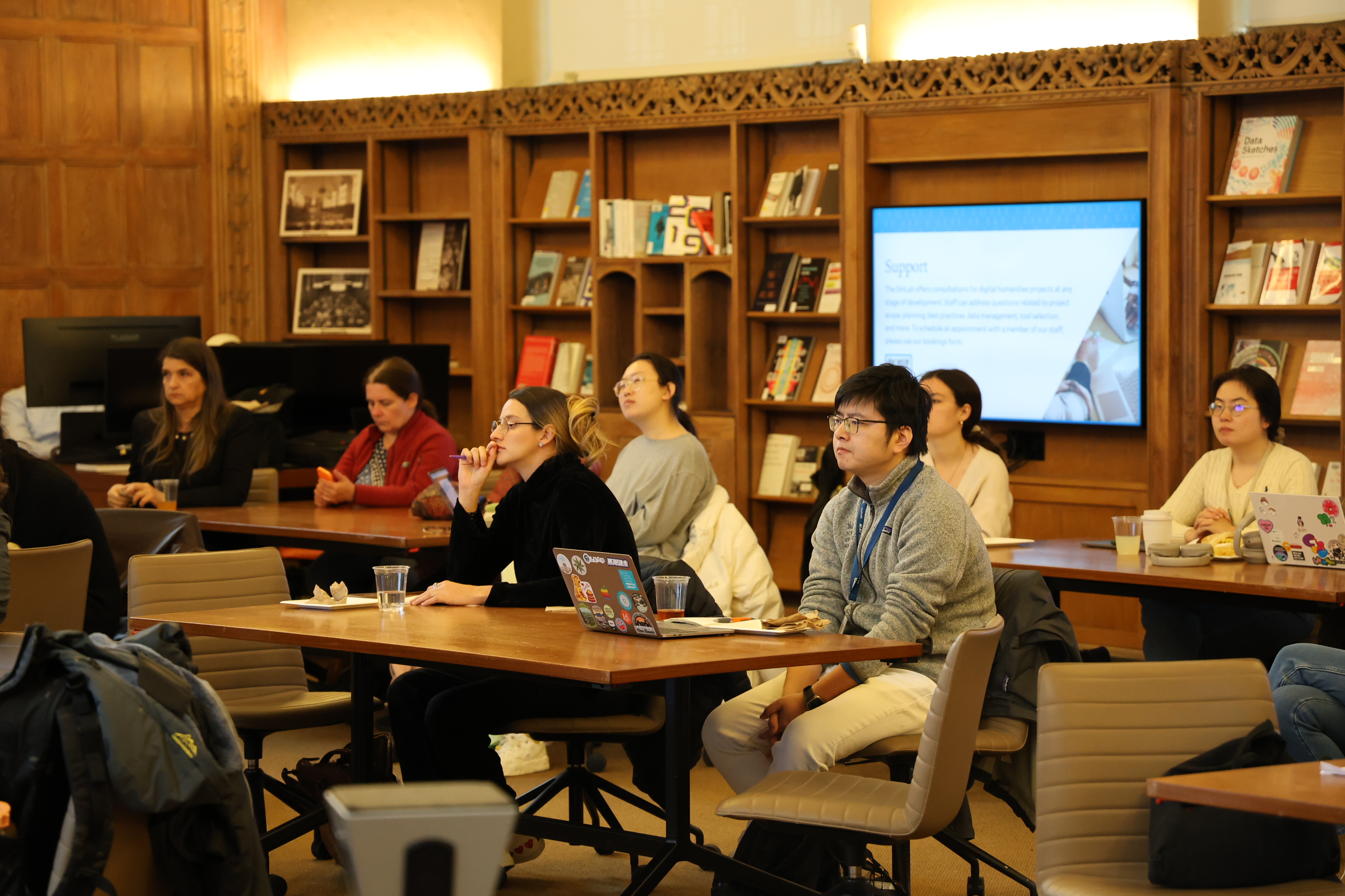 Students listening to Dr. Chakraborty