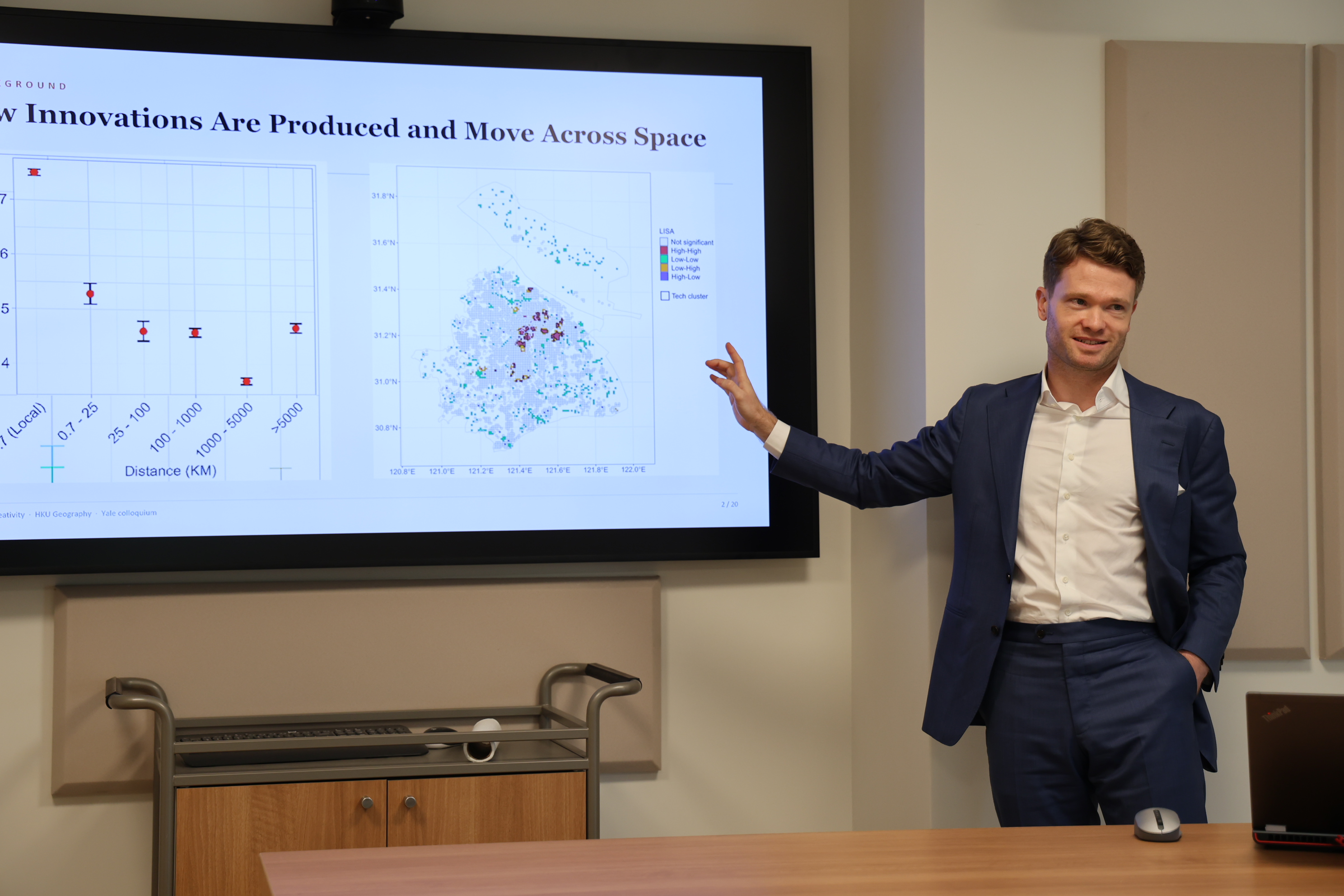 Frank sharing research