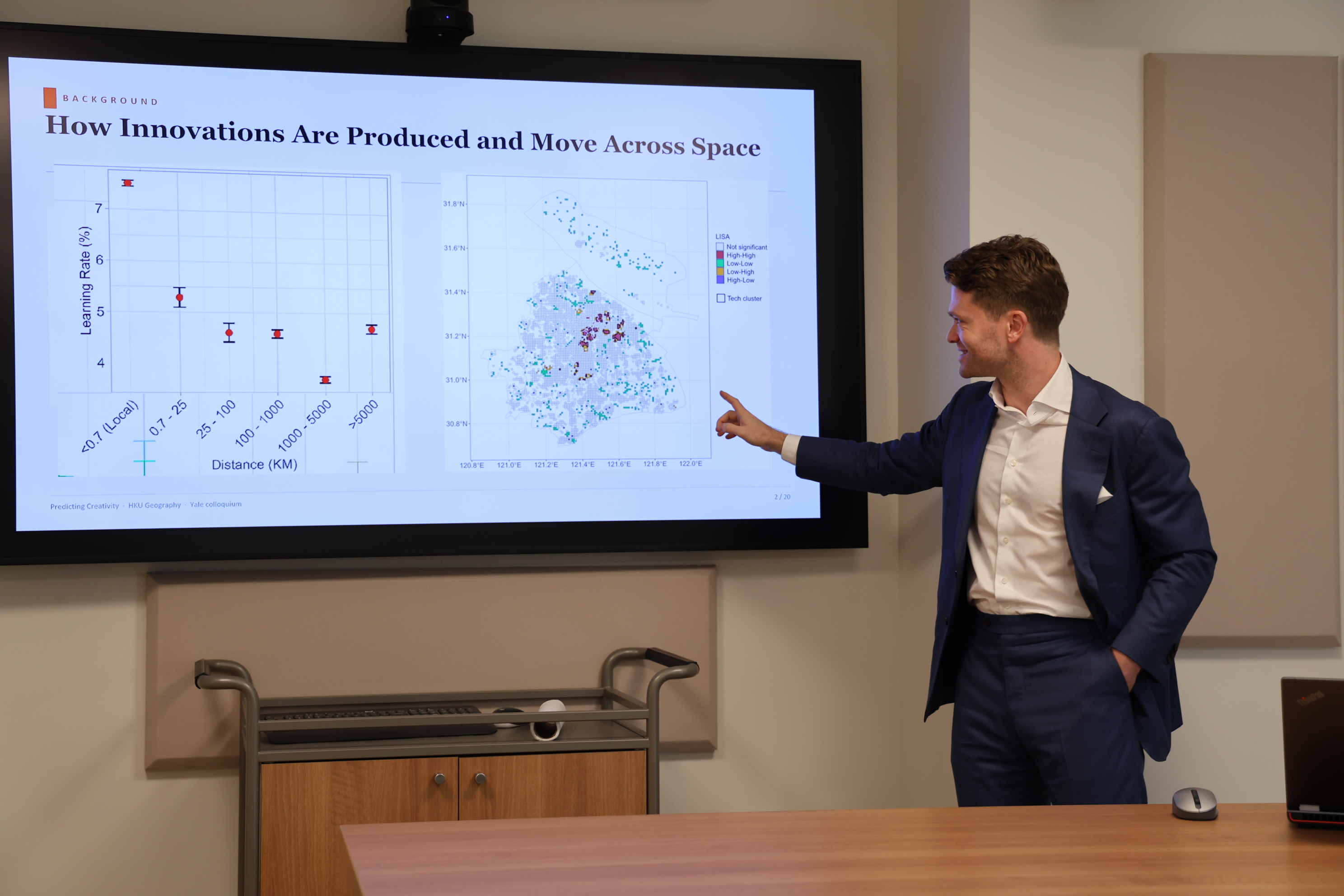 Frank sharing research