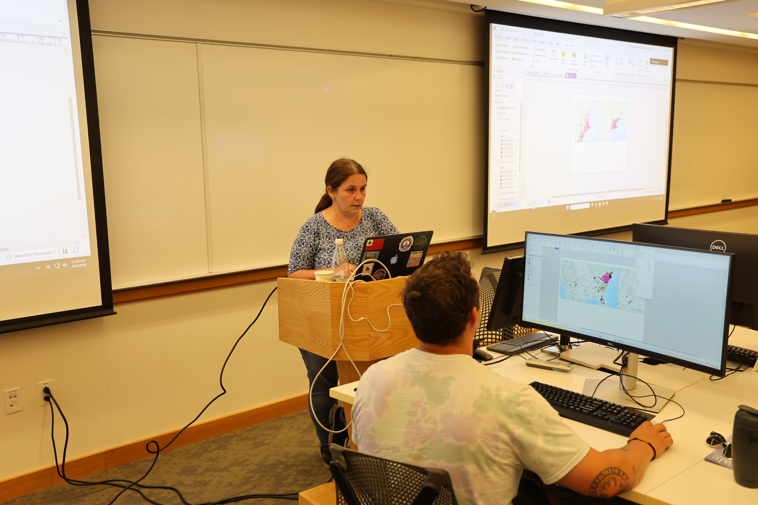 Jill introducing GIS